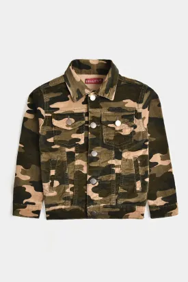 Camouflage Corduroy Jacket