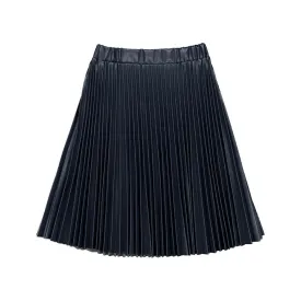 Christina Rohde Skirt 2201 Leather Pleats