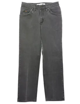 Distressed Black Lee Jeans - W26 L30