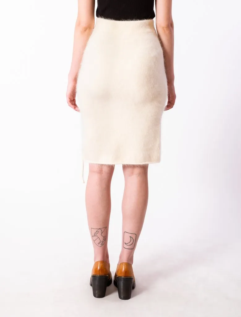 Ecru Djembe Pencil Skirt