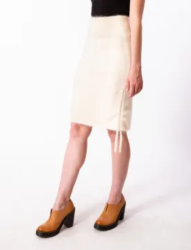 Ecru Djembe Pencil Skirt