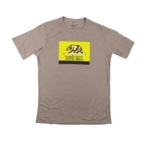 Ernie Ball Ca Bear Green Flag T-Shirt Md
