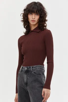 Eva Turtleneck Mahogany