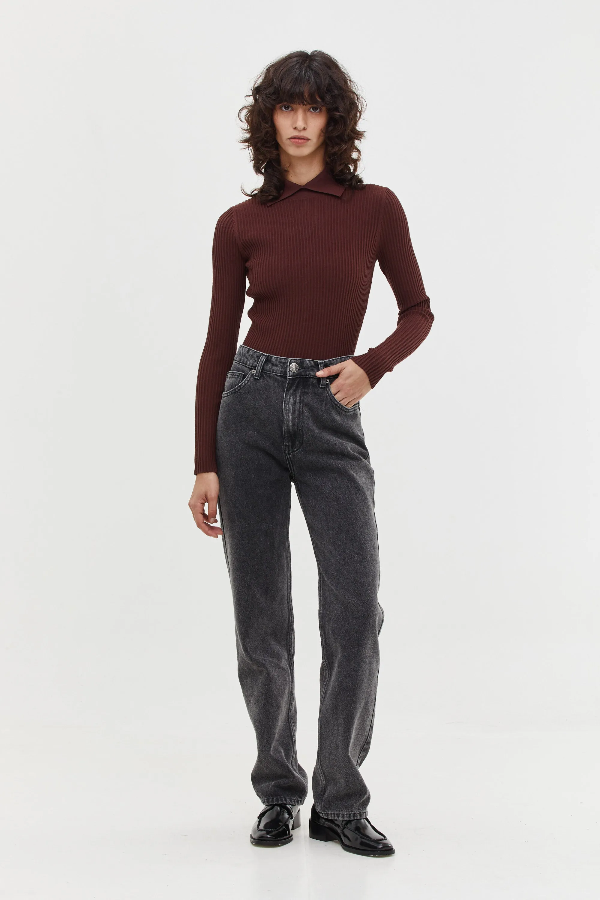 Eva Turtleneck Mahogany