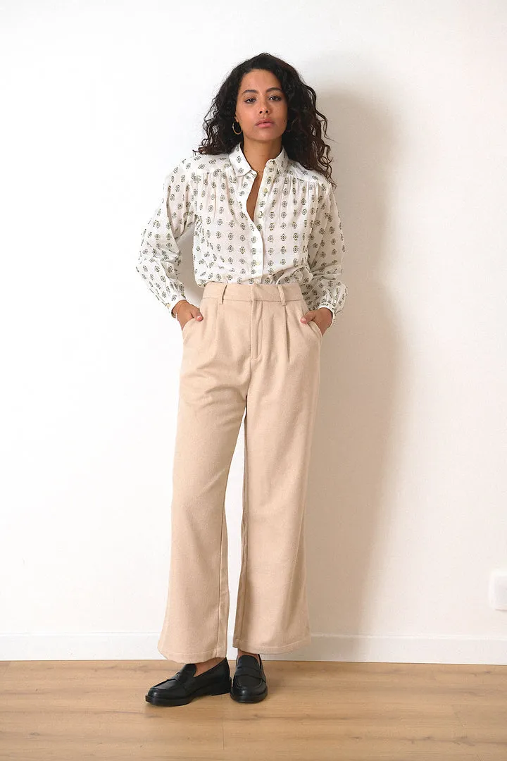 Garance Paris Telma Blouse in Khaki