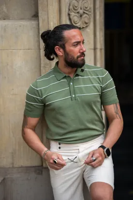 Green Polo Neck Knitwear