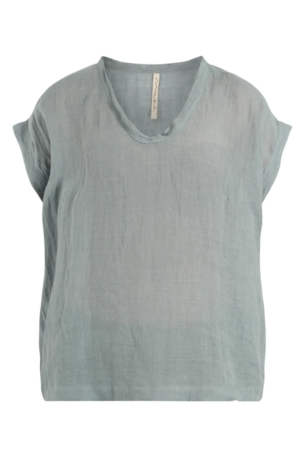 Imogen Gauze Top in Mist