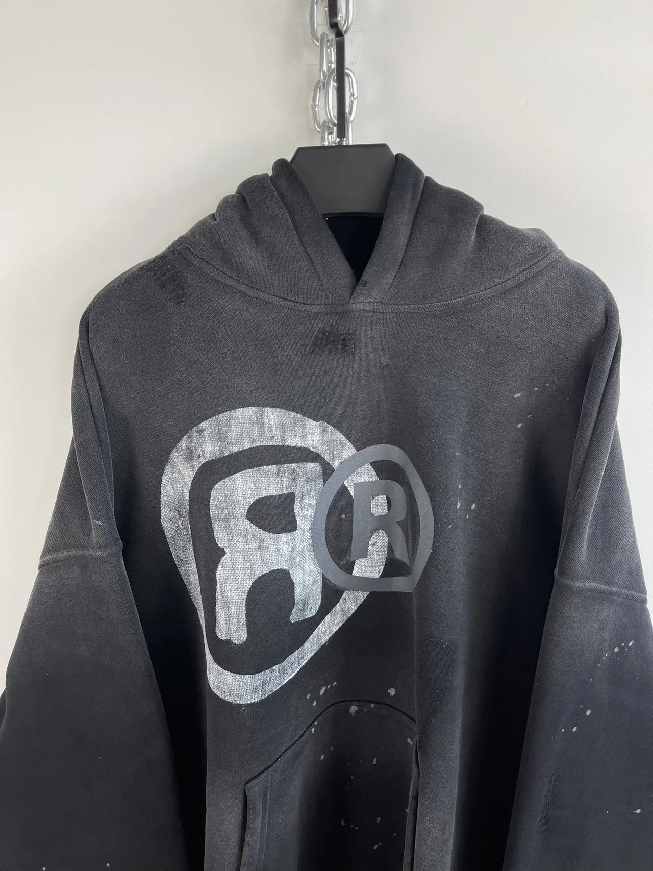 Ink Splash Loose Hoodie