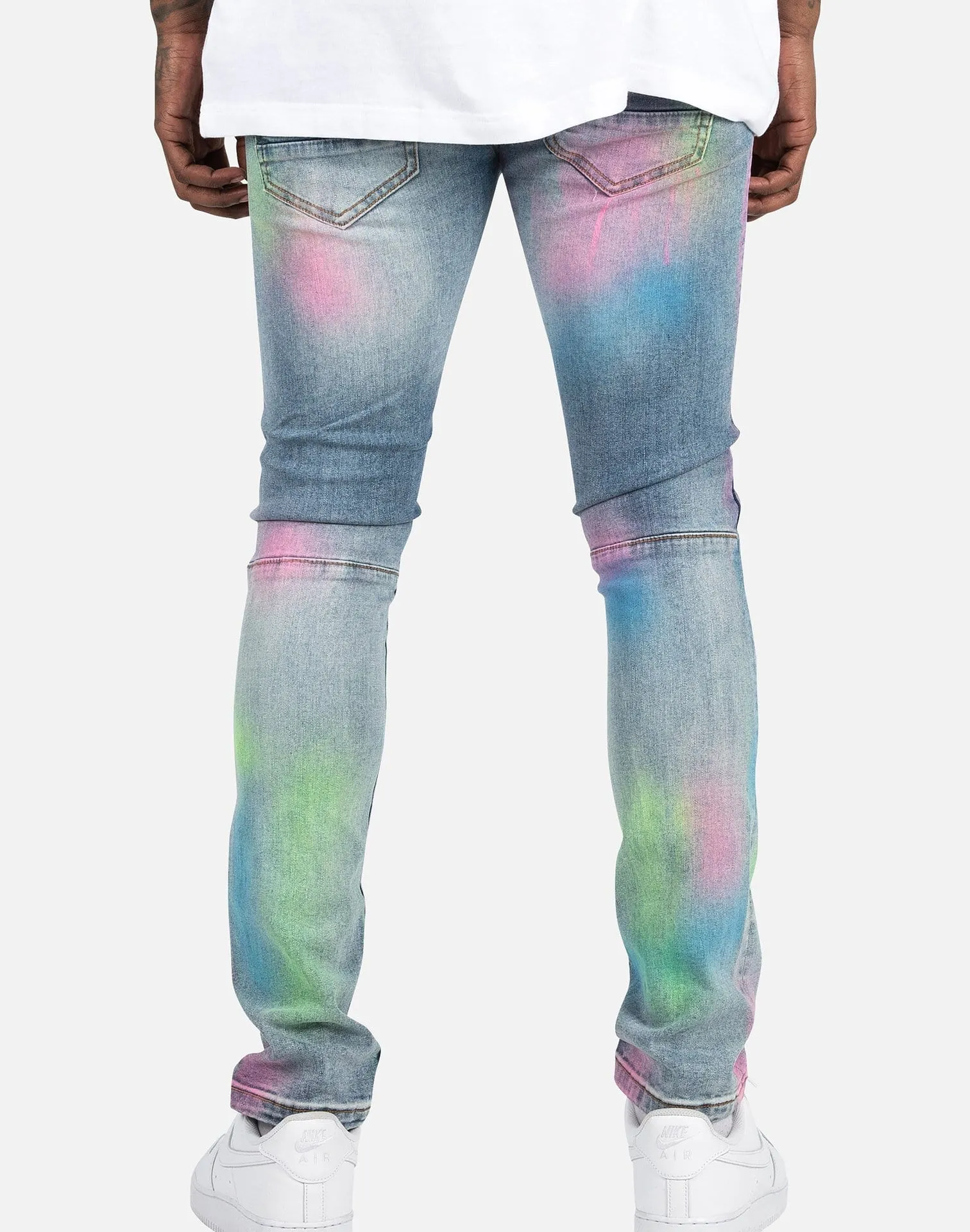 Kilogram Colorful Distressed Jeans