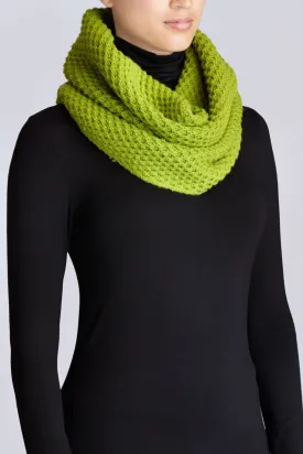 Merino Knitwear Snood - Lime