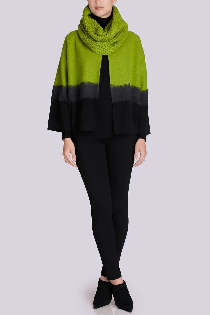 Merino Knitwear Snood - Lime