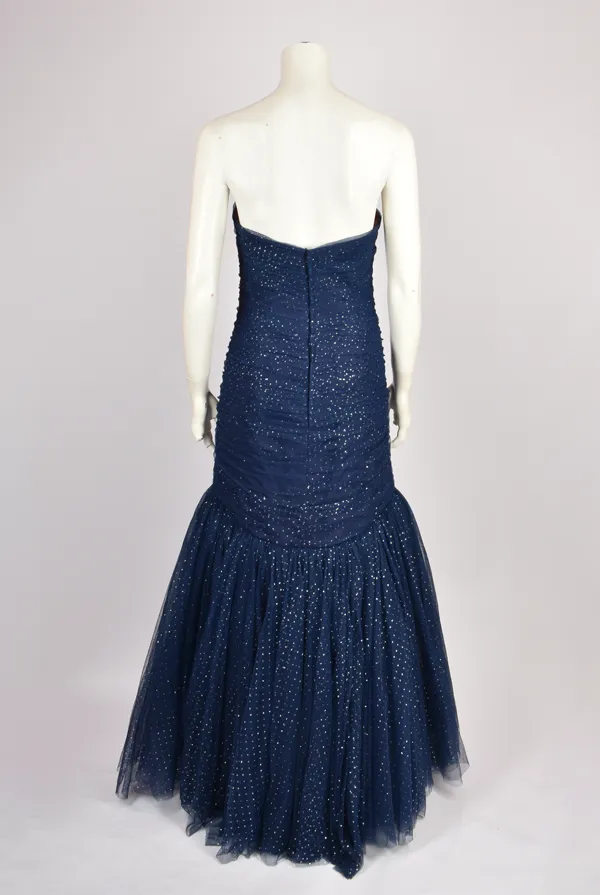 MURRAY ARBEID NAVY TULLE GOWN