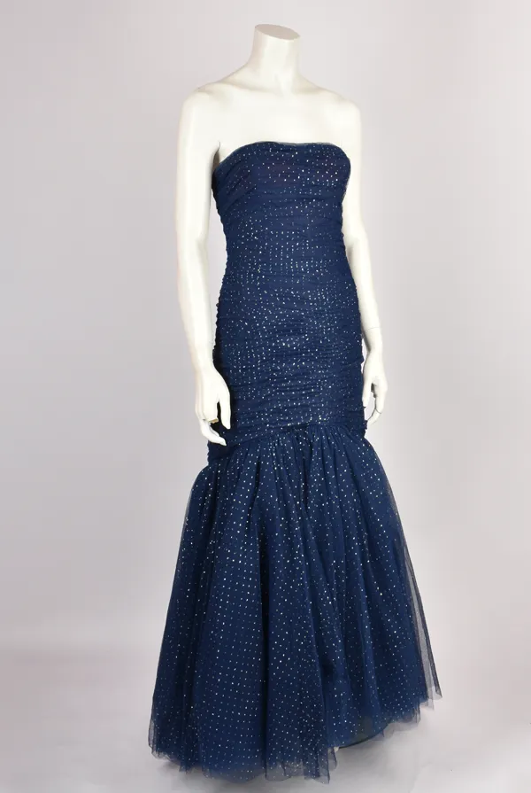 MURRAY ARBEID NAVY TULLE GOWN