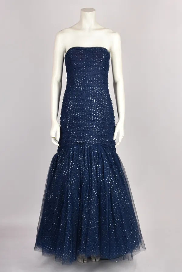 MURRAY ARBEID NAVY TULLE GOWN