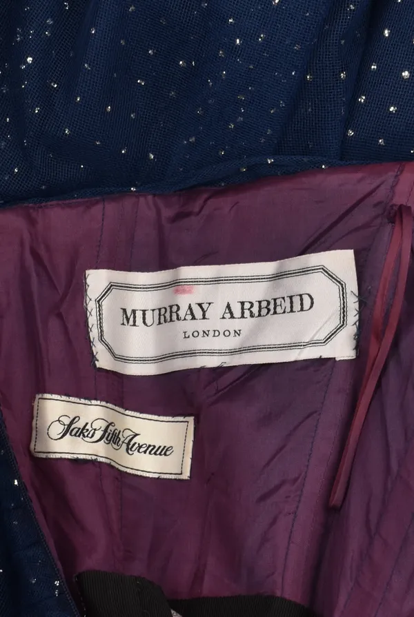MURRAY ARBEID NAVY TULLE GOWN