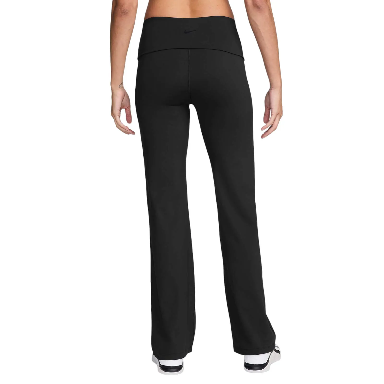Nike Womens Dri-FIT High-Waisted Fold-Over Pants