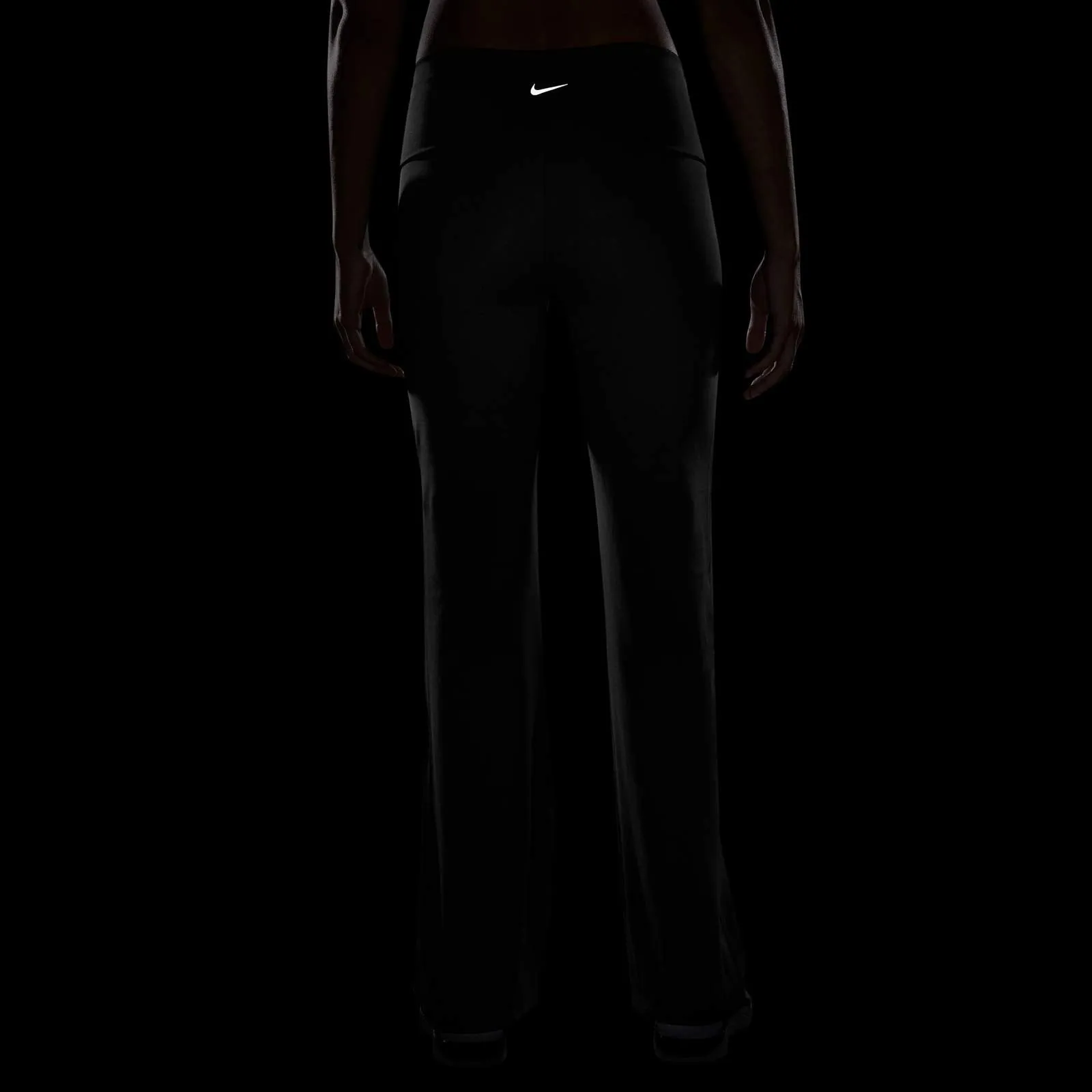Nike Womens Dri-FIT High-Waisted Fold-Over Pants