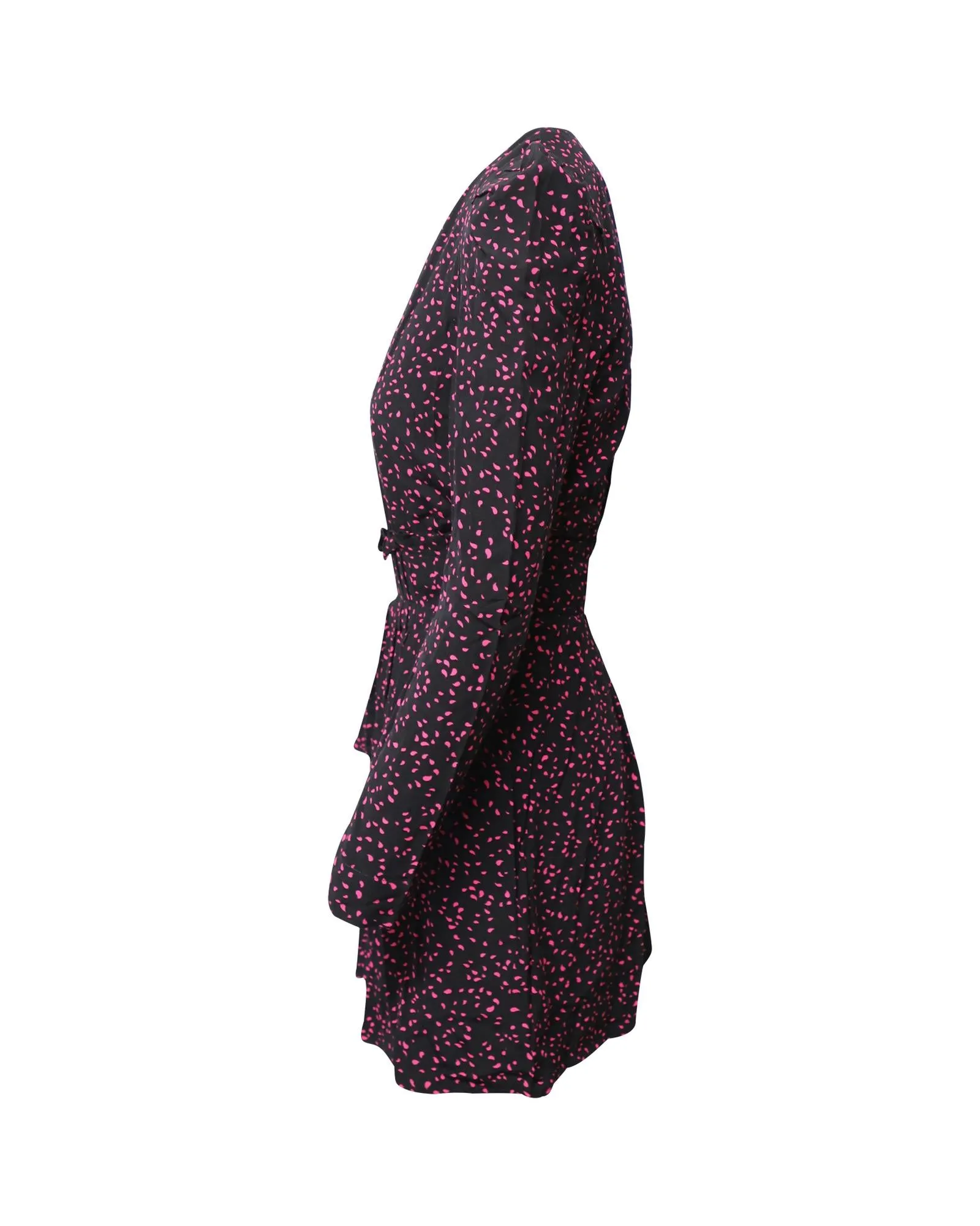 Polka Dot Flared Mini Dress