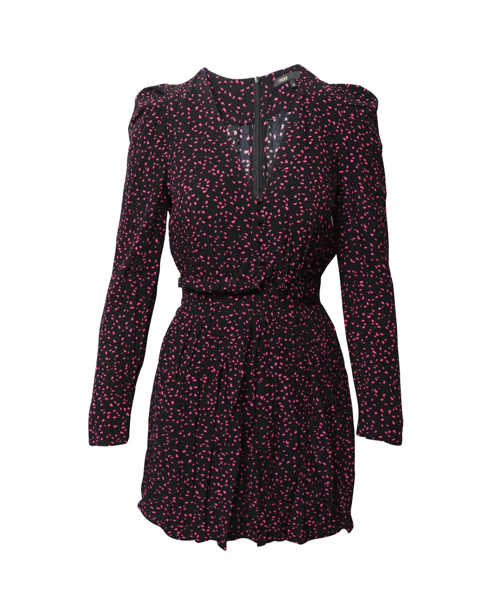 Polka Dot Flared Mini Dress