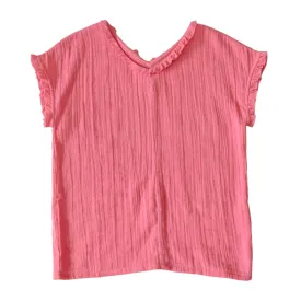Polly Gauze Top - Peony