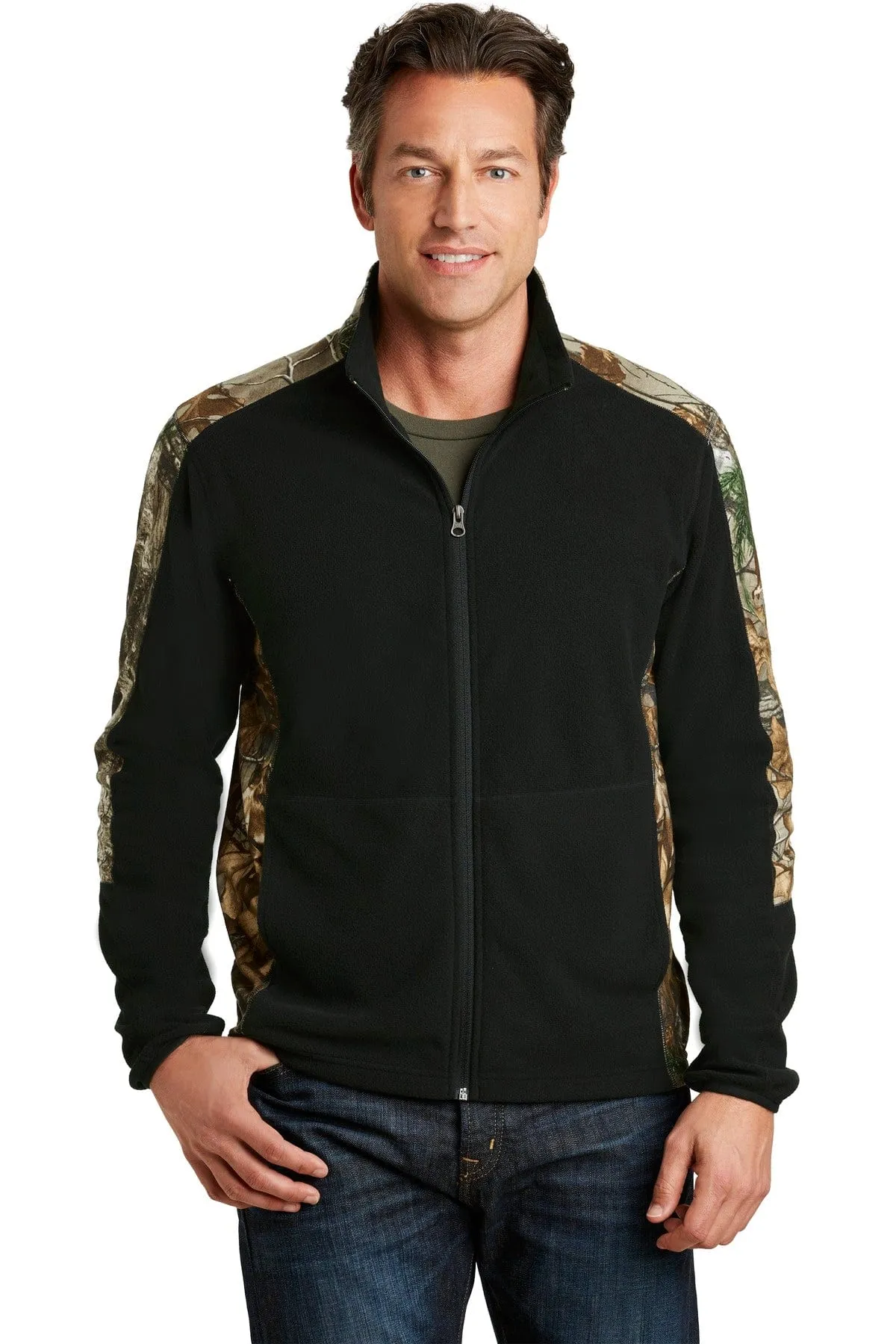 Port Authority®  Camouflage Microfleece Full-Zip Jacket. F230C