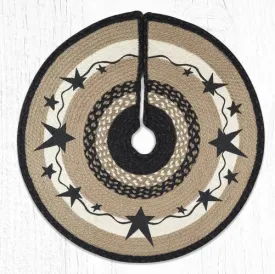 Primitive Black Stars 30" Tree Skirt