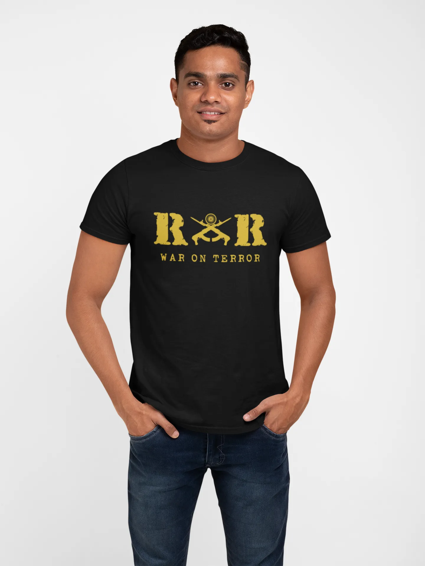 Rashtriya Rifles T-shirt - RR War on Terror ( Men)