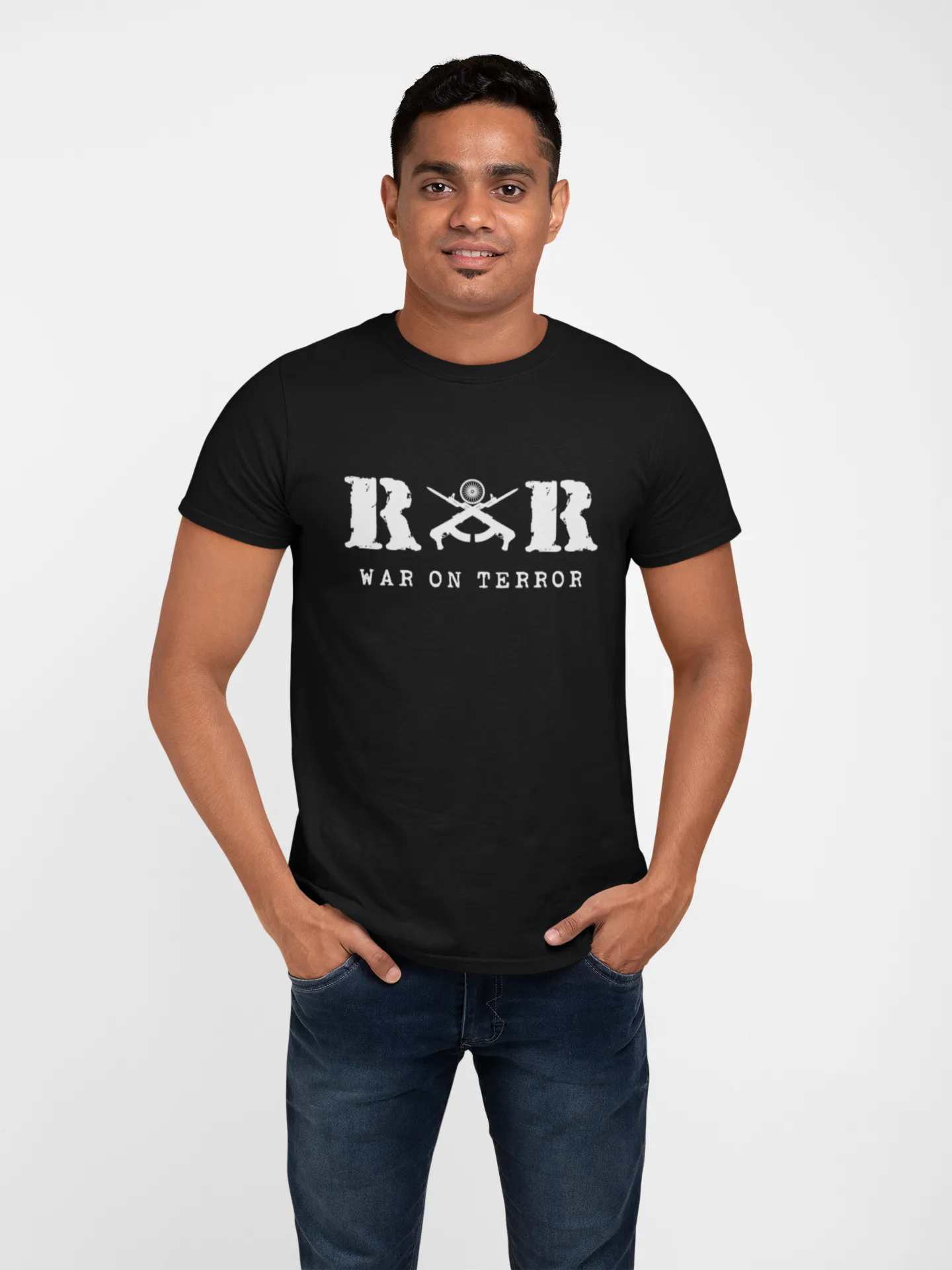 Rashtriya Rifles T-shirt - RR War on Terror ( Men)