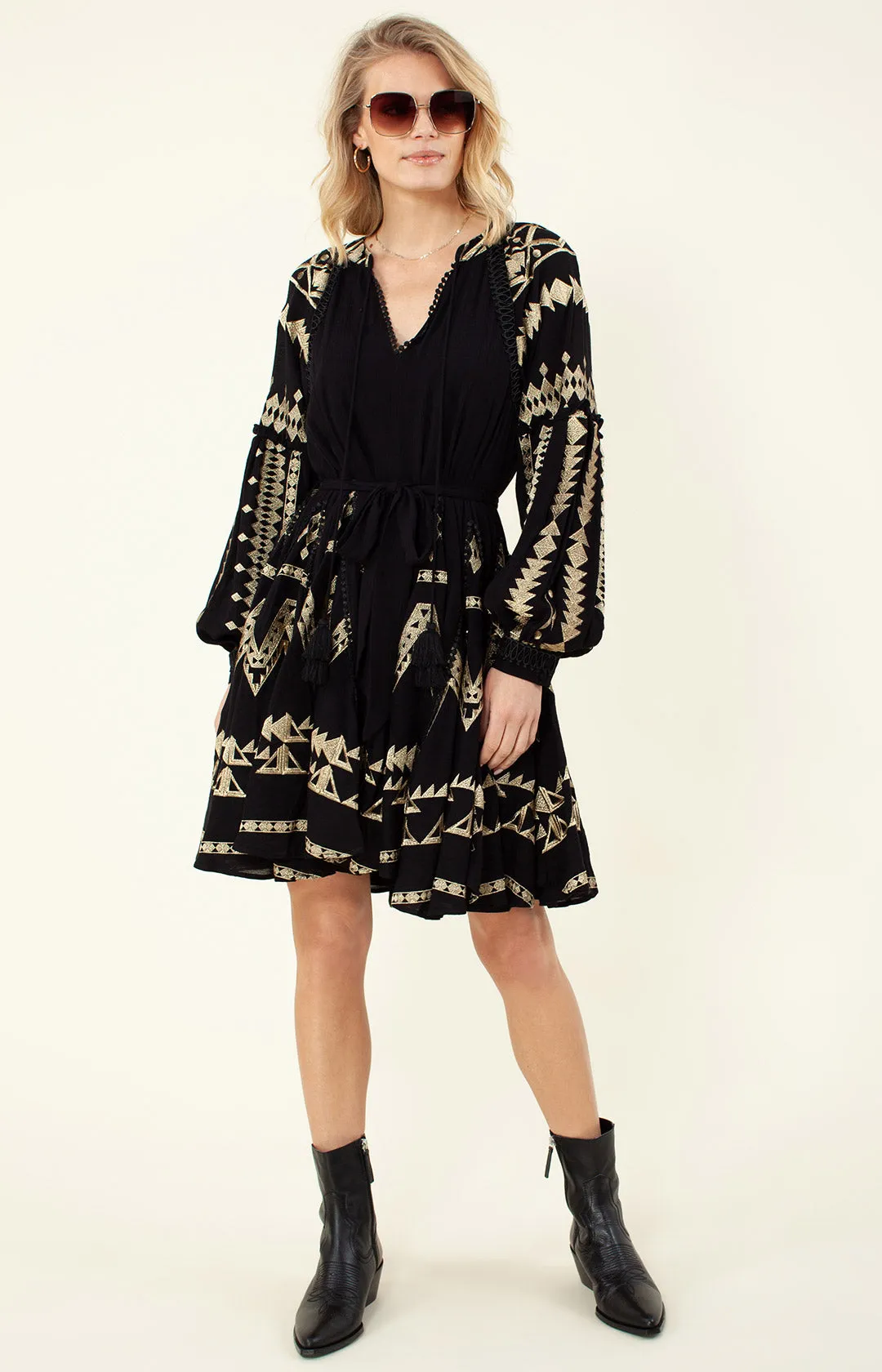 Ravin Embroidered Dress