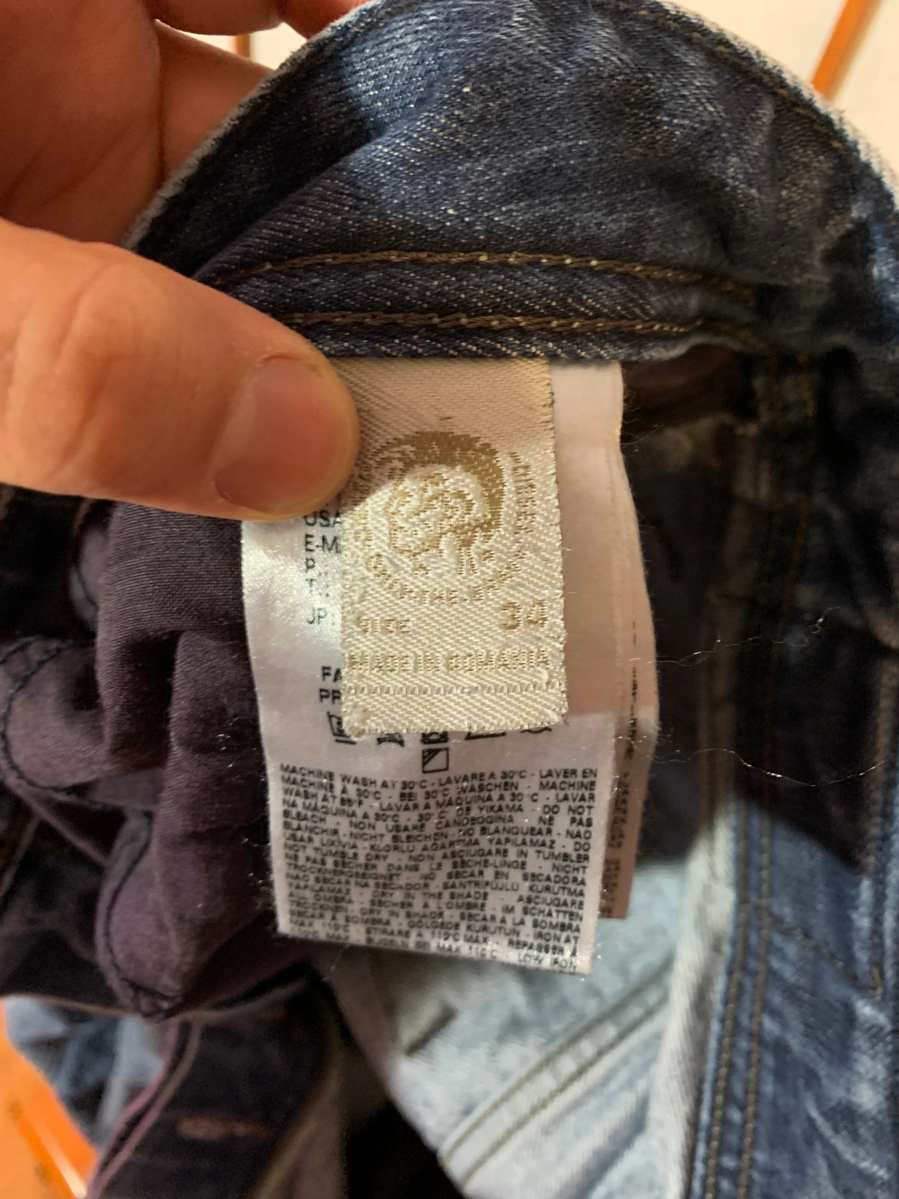 Raw as a Dog Waykee Jeans, Diesel 34x32