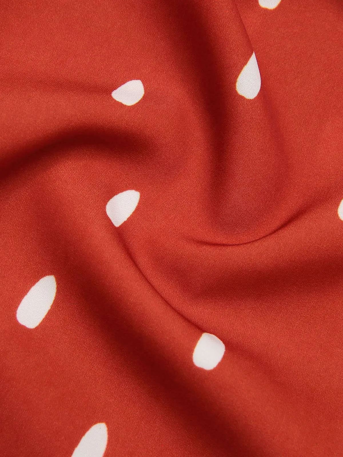 Red 1950s Strawberry Polka Dots Strawberry Straps Romper