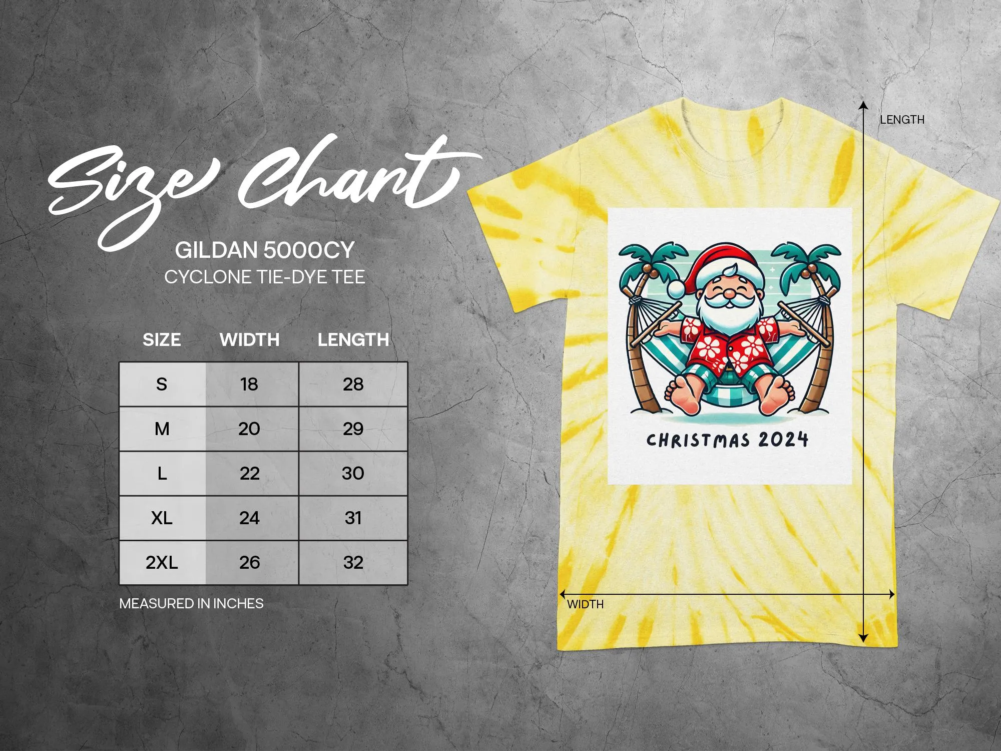 Relaxing Santa in Hammock Christmas 2024 Holiday T-Shirts