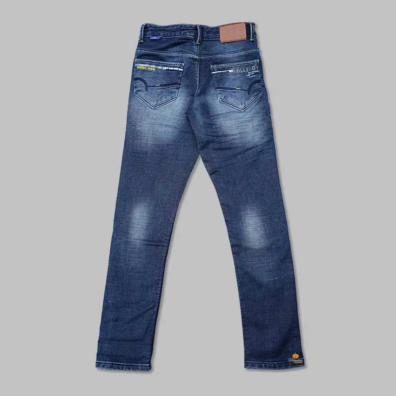 Ripped Pattern Jeans for Boys