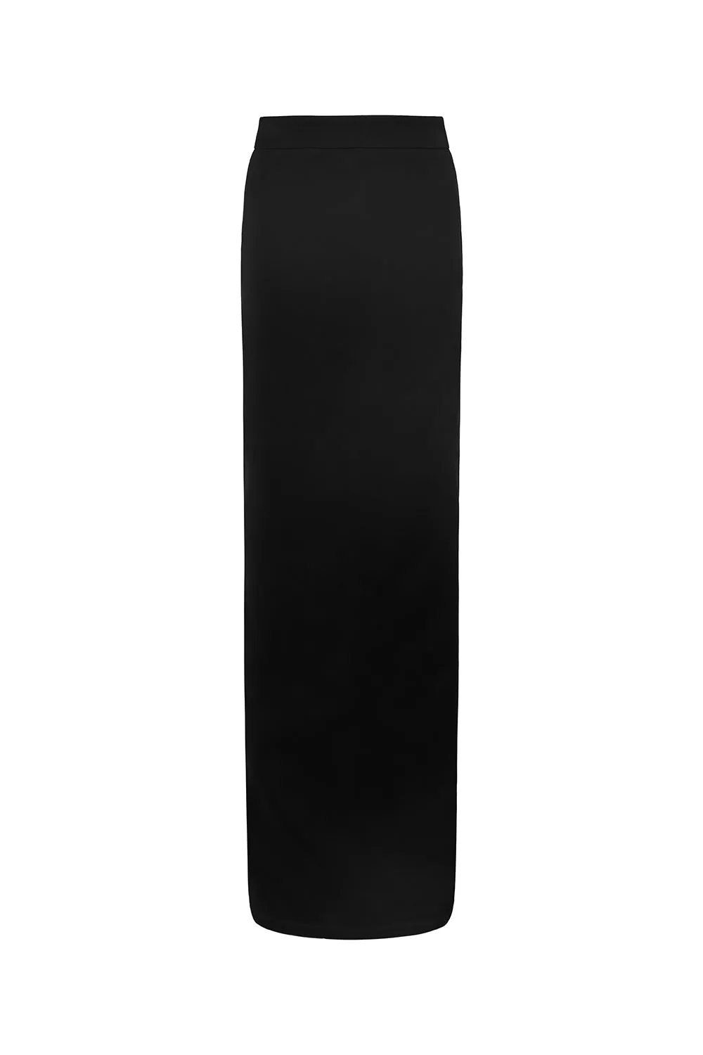 Russell Trumpet Back Slit Polyester Floor Length Skirt