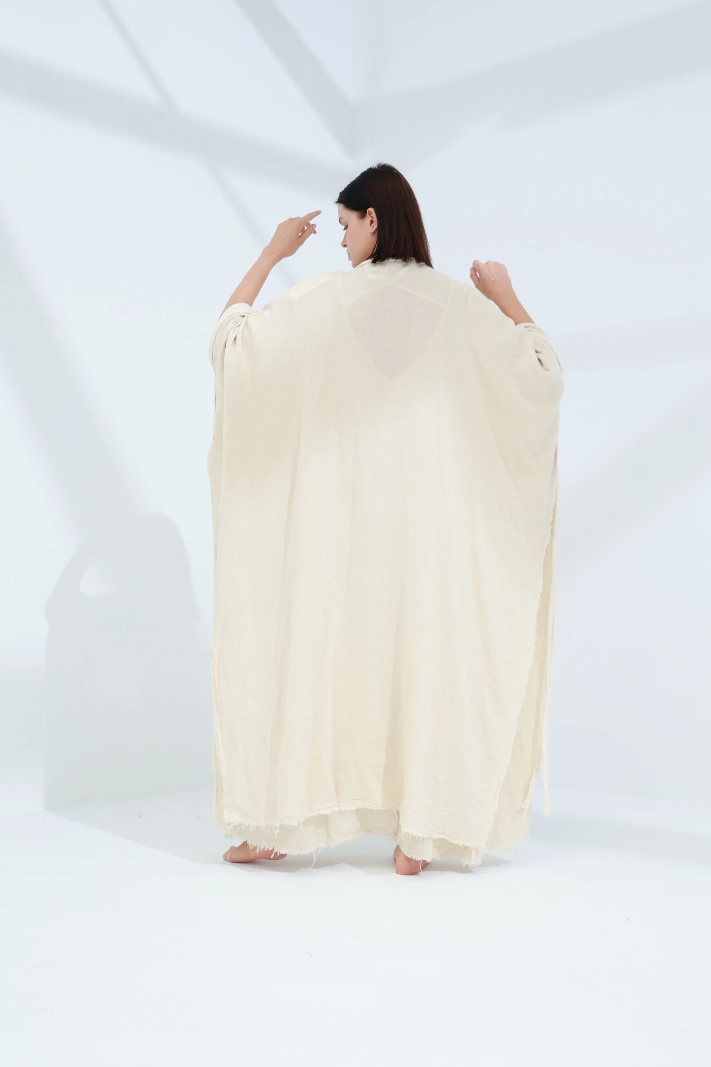 Sande Linen Abaya Burro