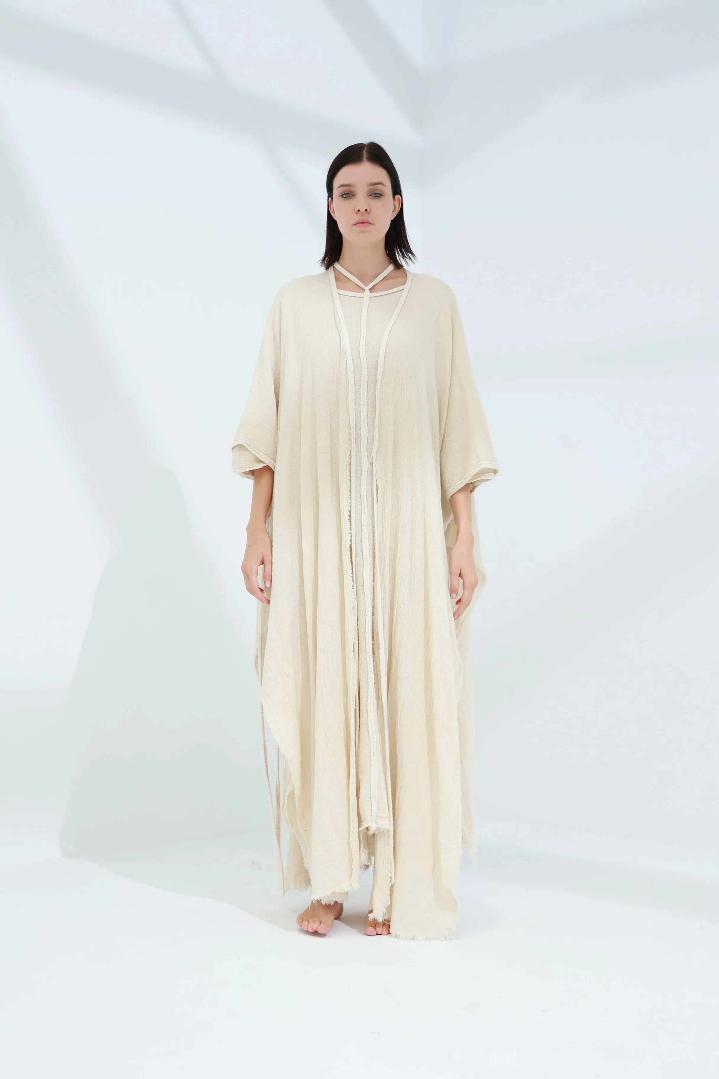 Sande Linen Abaya Burro