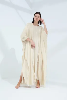 Sande Linen Abaya Burro