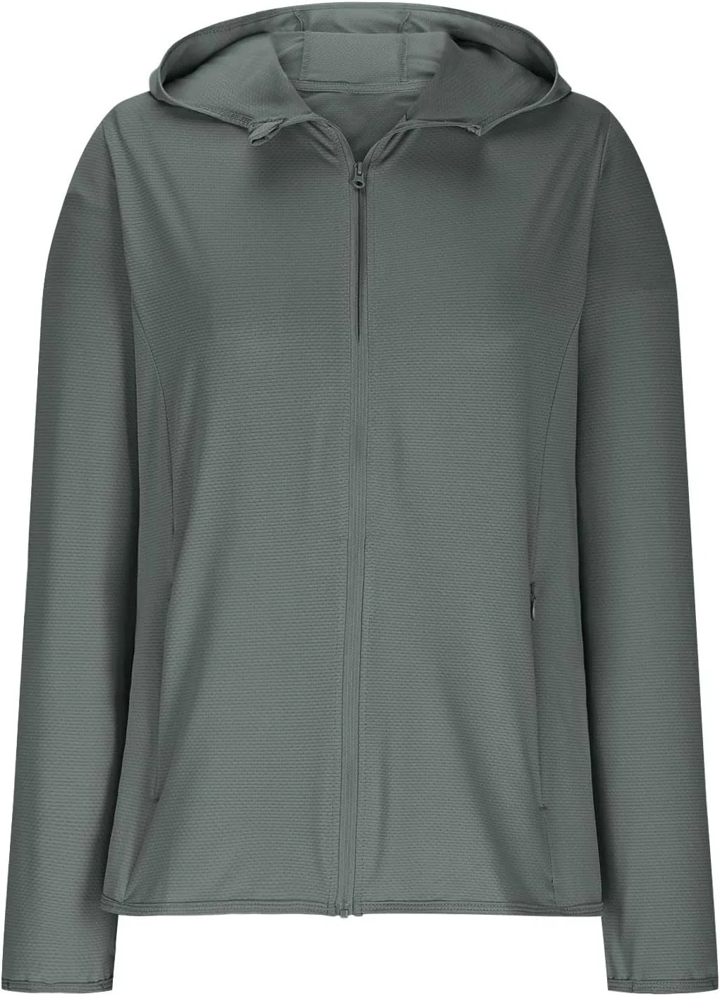 Sun Protection Shirts for Women UPF 50  SPF UV Long Sleeve Zip Up Hoodies Summer Outdoor Hiking Cooling Athletic Jackets