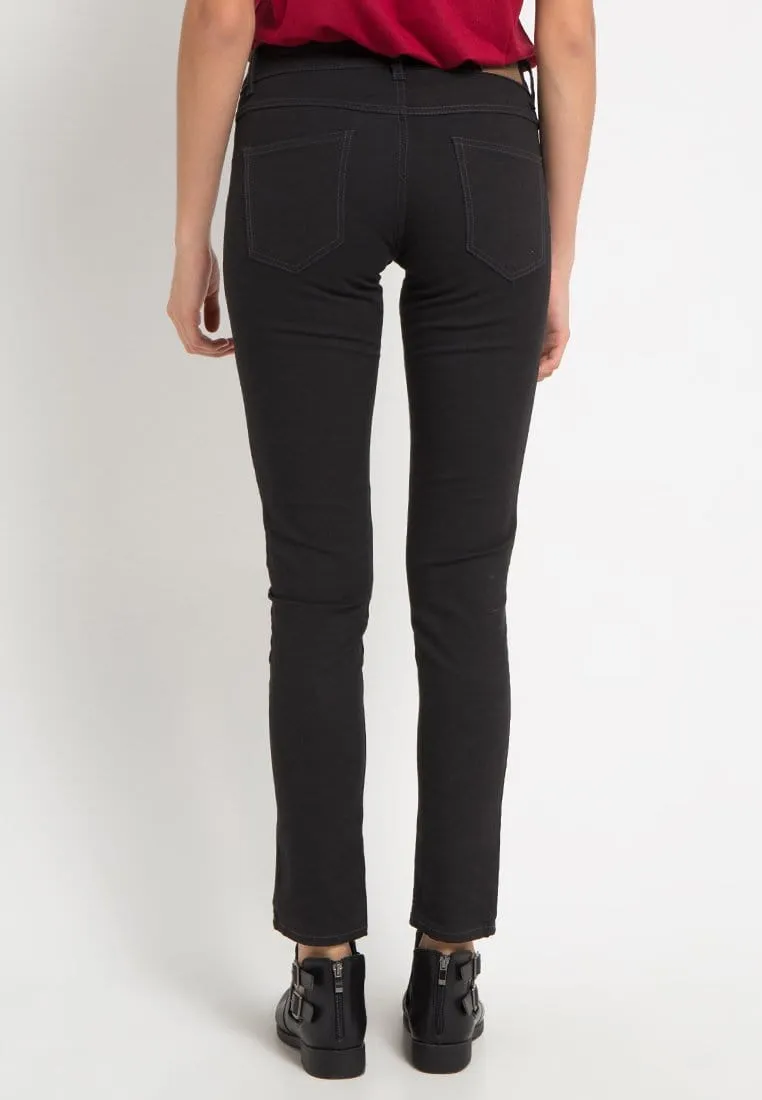 Third Day LB013i Ladies Denim Black Destroyed