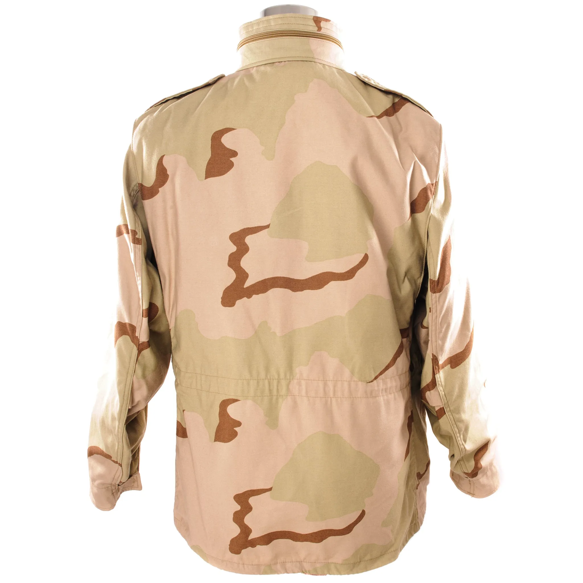 VINTAGE US ARMY M-1965 M65 FIELD JACKET DESERT CAMO 1999 SIZE LARGE REGULAR DEADSTOCK