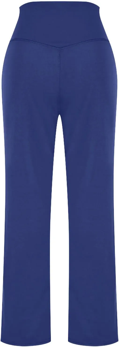 Women Yoga Capri Pants 2025 High Waist Solid Pant Wide Leg Workout Crop Summer Pants for Casual, Travel, Exercise