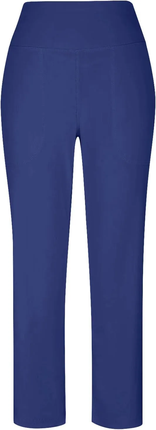 Women Yoga Capri Pants 2025 High Waist Solid Pant Wide Leg Workout Crop Summer Pants for Casual, Travel, Exercise