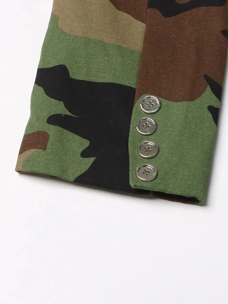 zBelted Camo Jacket