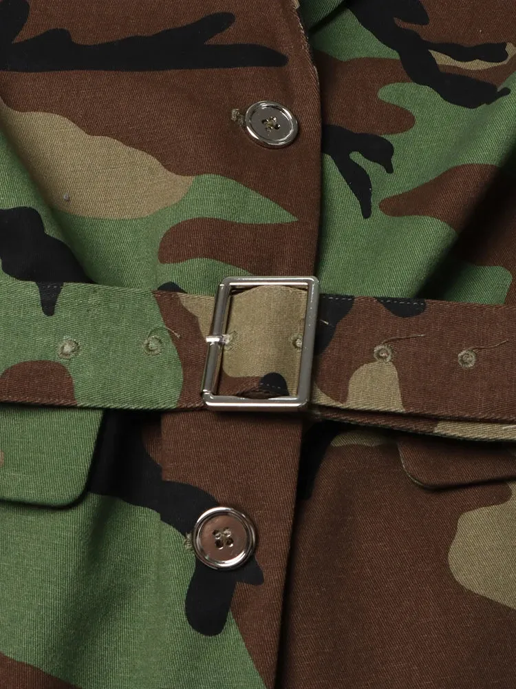 zBelted Camo Jacket